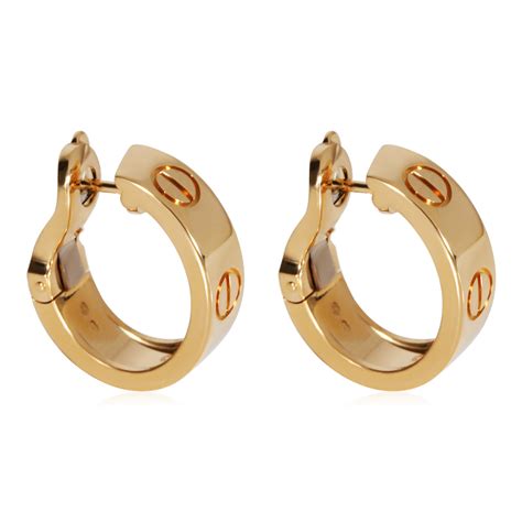 cartier love earrings for sale.